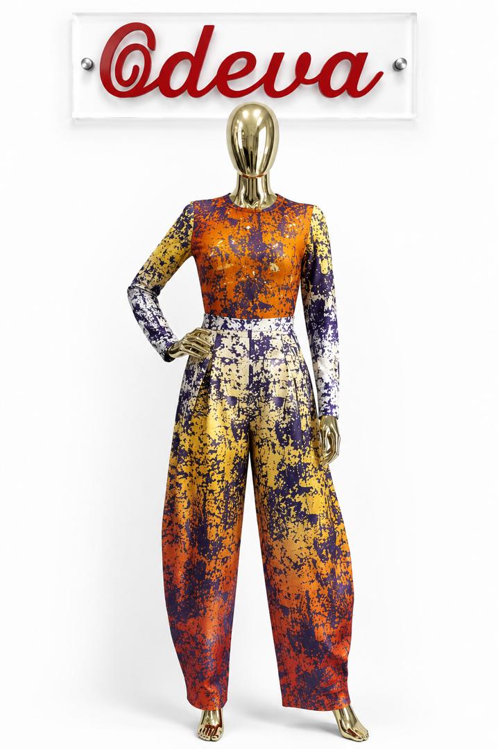 Crepes Trouser with puff